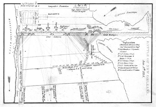 [Map of the Battle of New Orleans]