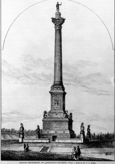 [Brock's Monument, on Queenston Heights]