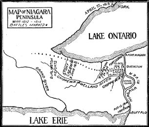 [Map of the Niagara Peninsula]