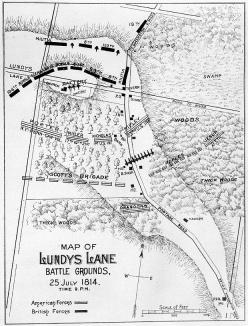 [Map of the Battle of Lundy's Lane]
