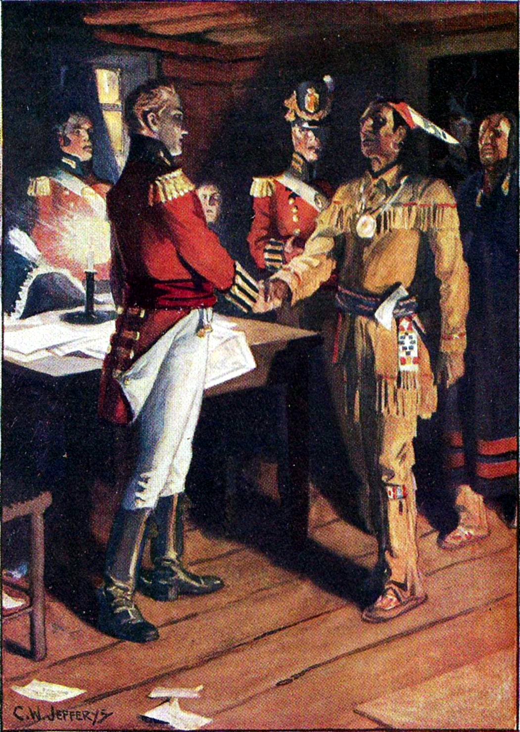 [The Meeting of Brock and Tecumseh]