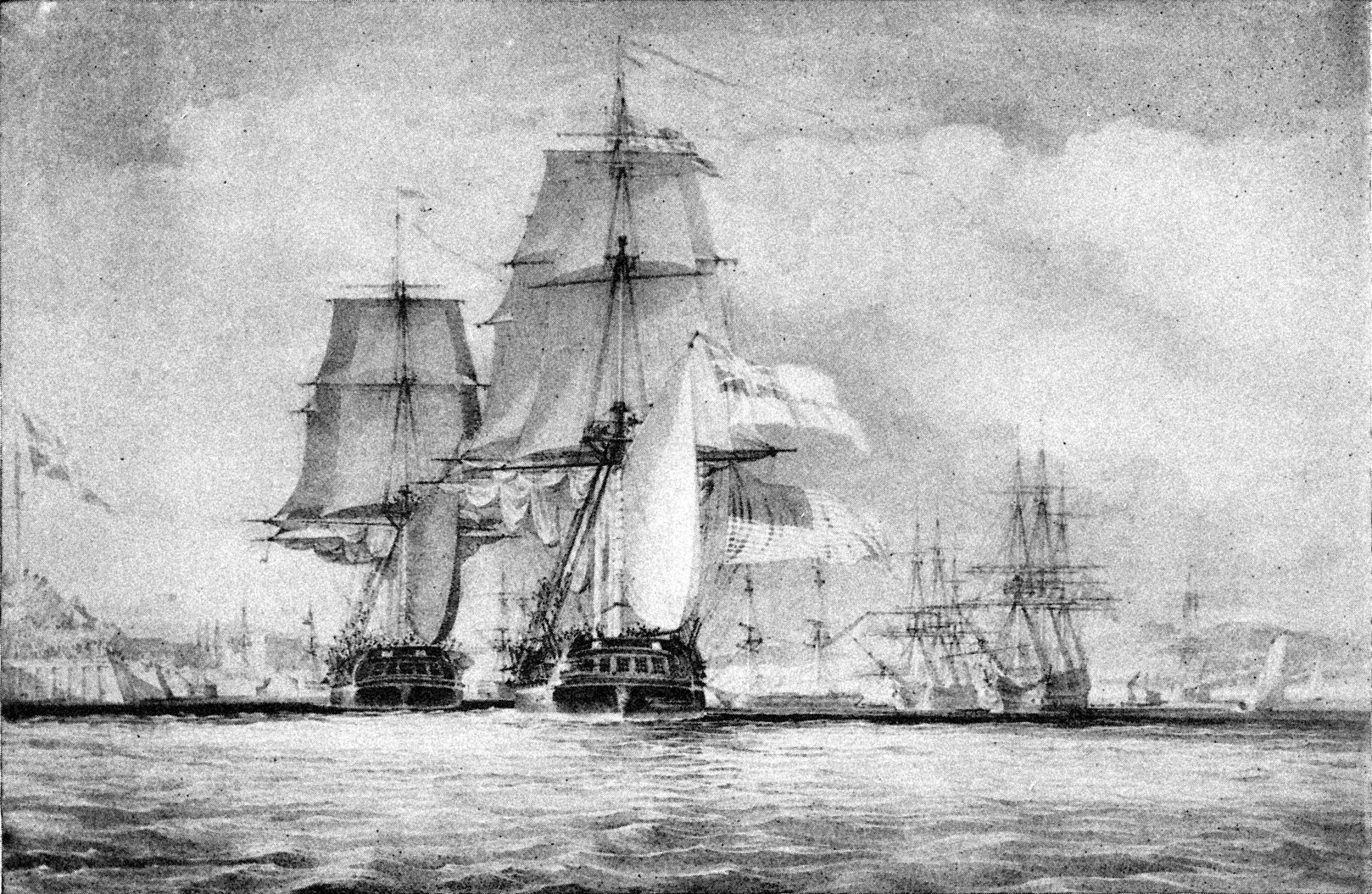 [The Shannon and the Chesapeake in Halifax Harbour, 1813]