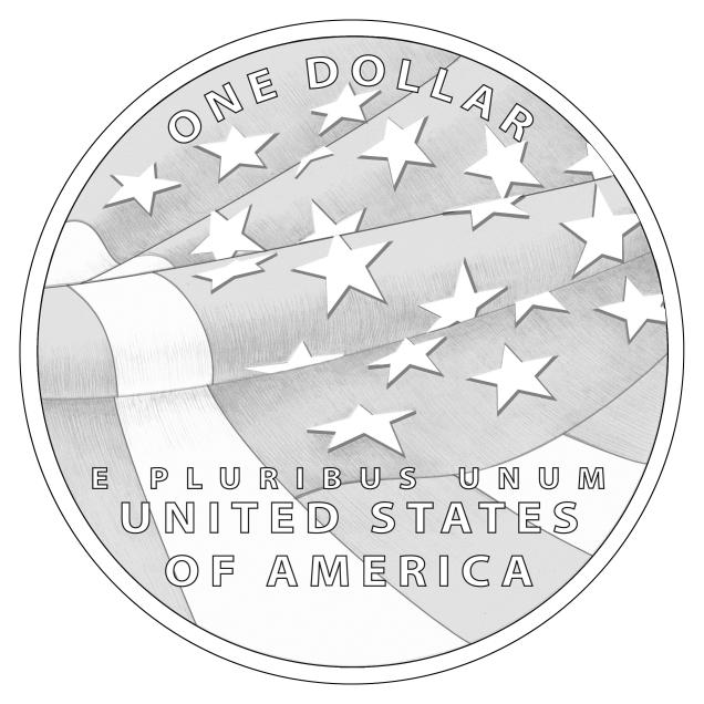 [Reverse of $1 Star-Spangled Banner Coin]